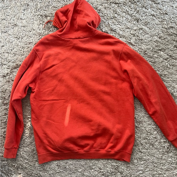 Vintage orange Nike centre swoosh hoodie - Picture 3 of 3
